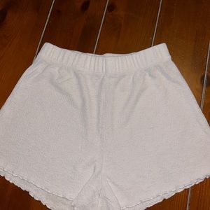 beach comfy shorts with frills on bottom from h&m